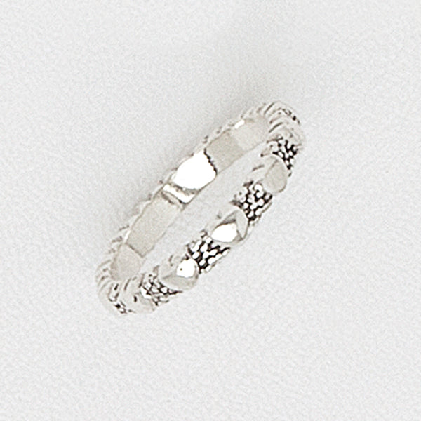 Hearts Ring Band for Women in White Gold Filled – My Jewelry Spot