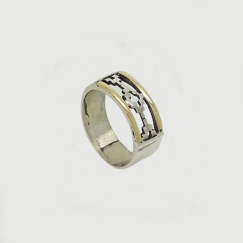 Band Ring in Double Plate