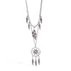 Dreamcatcher Layered Necklace in 14k White Gold