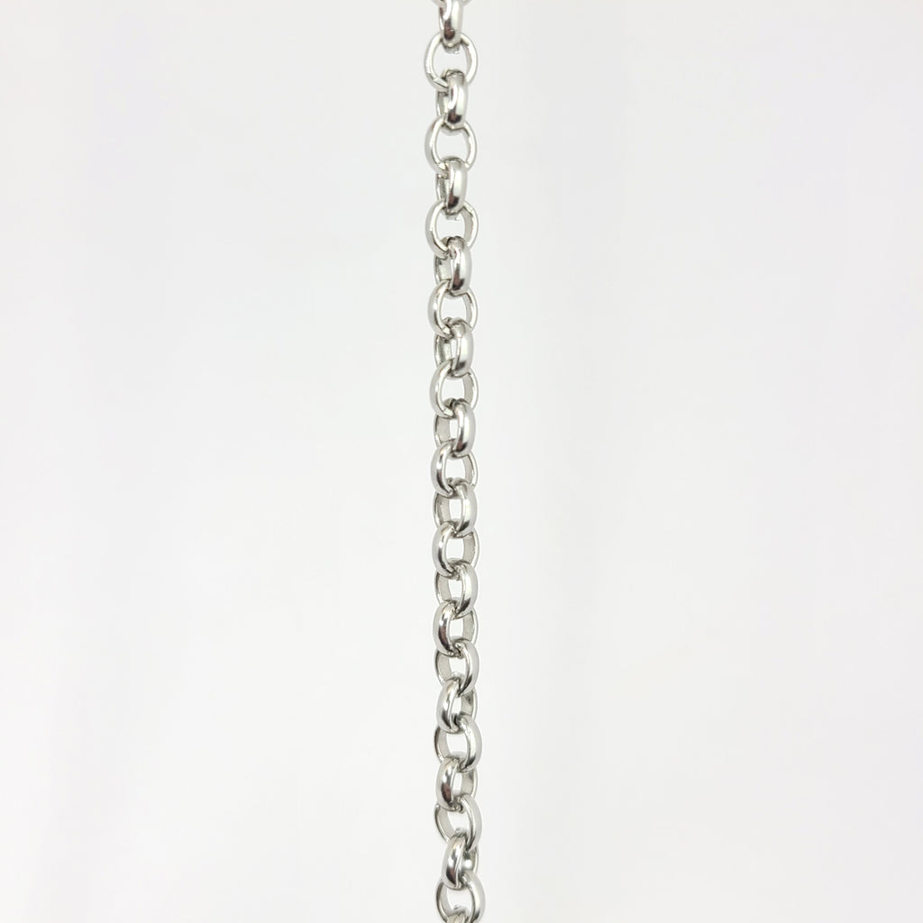 Rolo Link Chain in Stainless Steel