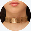 Choker Cut Out in Aged Gold Filled