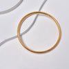 Thick Bangle Bracelet in Yellow Gold Filled