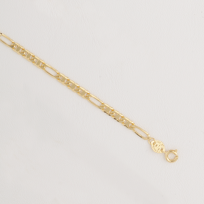 Figaro Chain in Yellow Gold Filled
